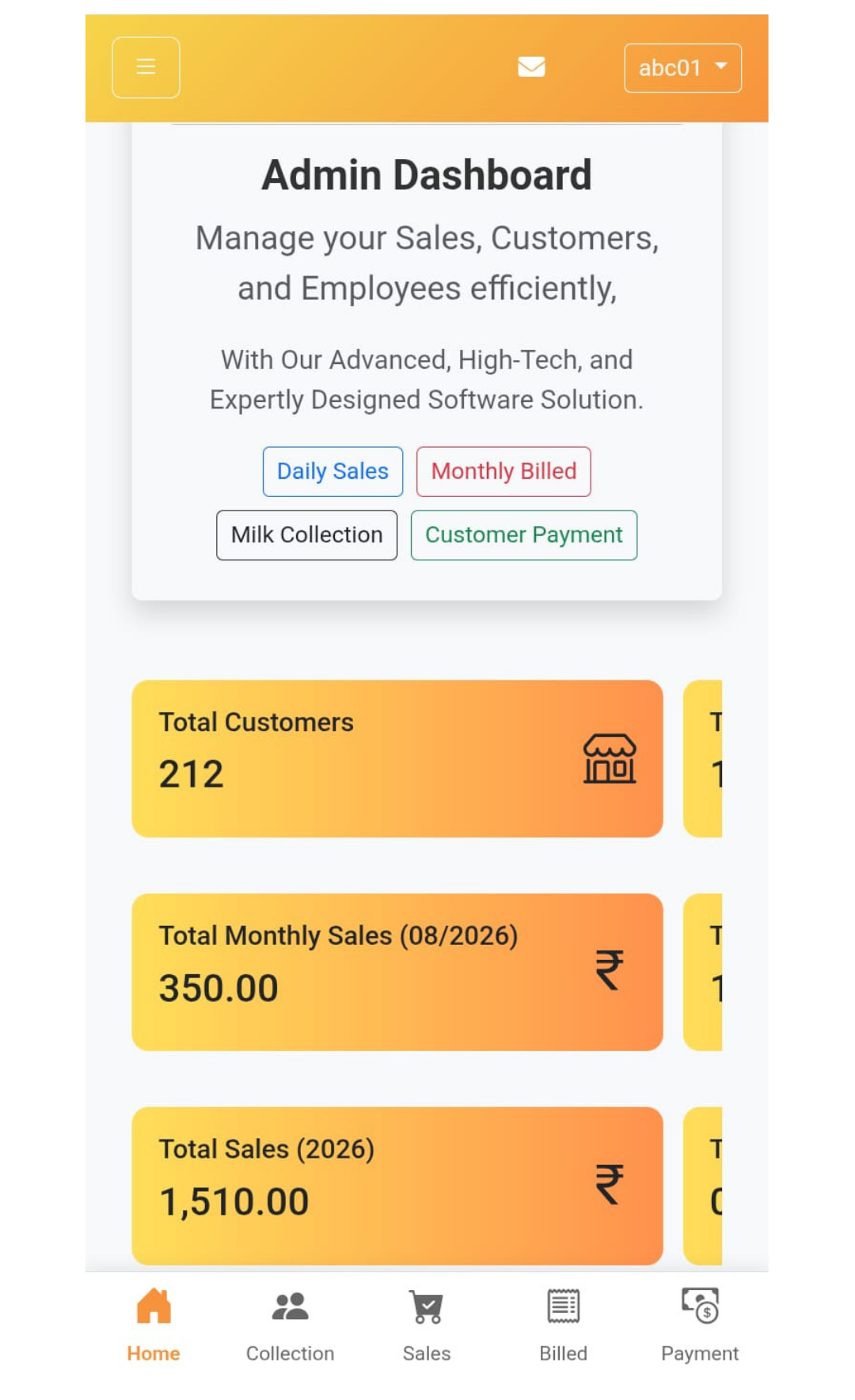DairyNet Android App