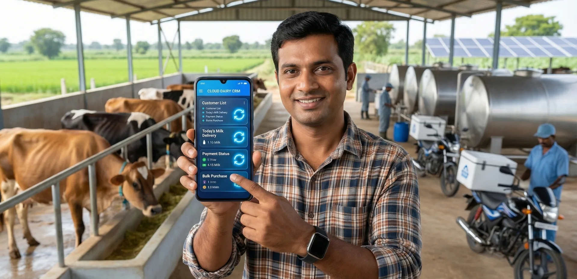 Dairynet crm hrm Software